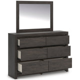 Fraluna Charcoal Panel Bedroom Set by Ashley at Eve Furniture