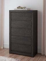 Fraluna Charcoal Panel Bedroom Set by Ashley at Eve Furniture