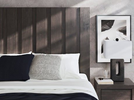 Fraluna Charcoal Panel Bedroom Set by Ashley at Eve Furniture