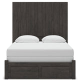 Fraluna Charcoal Queen Panel Storage Bed by Ashley at Eve Furniture