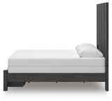 Fraluna Charcoal Queen Panel Storage Bed by Ashley at Eve Furniture