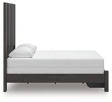Fraluna Charcoal Queen Panel Storage Bed by Ashley at Eve Furniture