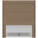 Fraluna Charcoal Storage Panel Bedroom Set with 2 Footboard Drawers by Ashley at Eve Furniture