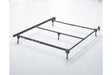 Frames and Rails Metallic Queen Bolt on Bed Frame by Ashley at Eve Furniture