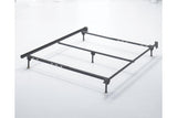 Frames and Rails Metallic Queen Bolt on Bed Frame by Ashley at Eve Furniture