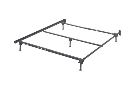 Frames and Rails Metallic Queen Bolt on Bed Frame by Ashley at Eve Furniture