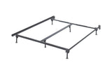 Frames and Rails Metallic Queen/King/California King Bolt on Bed Frame by Ashley at Eve Furniture