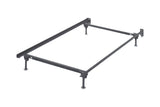 Frames and Rails Metallic Twin/Full Bolt on Bed Frame by Ashley at Eve Furniture