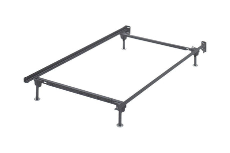 Frames and Rails Metallic Twin/Full Bolt on Bed Frame by Ashley at Eve Furniture