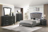 Frampton Gray Bedroom Mirror (Mirror Only) by Crown Mark at Eve Furniture