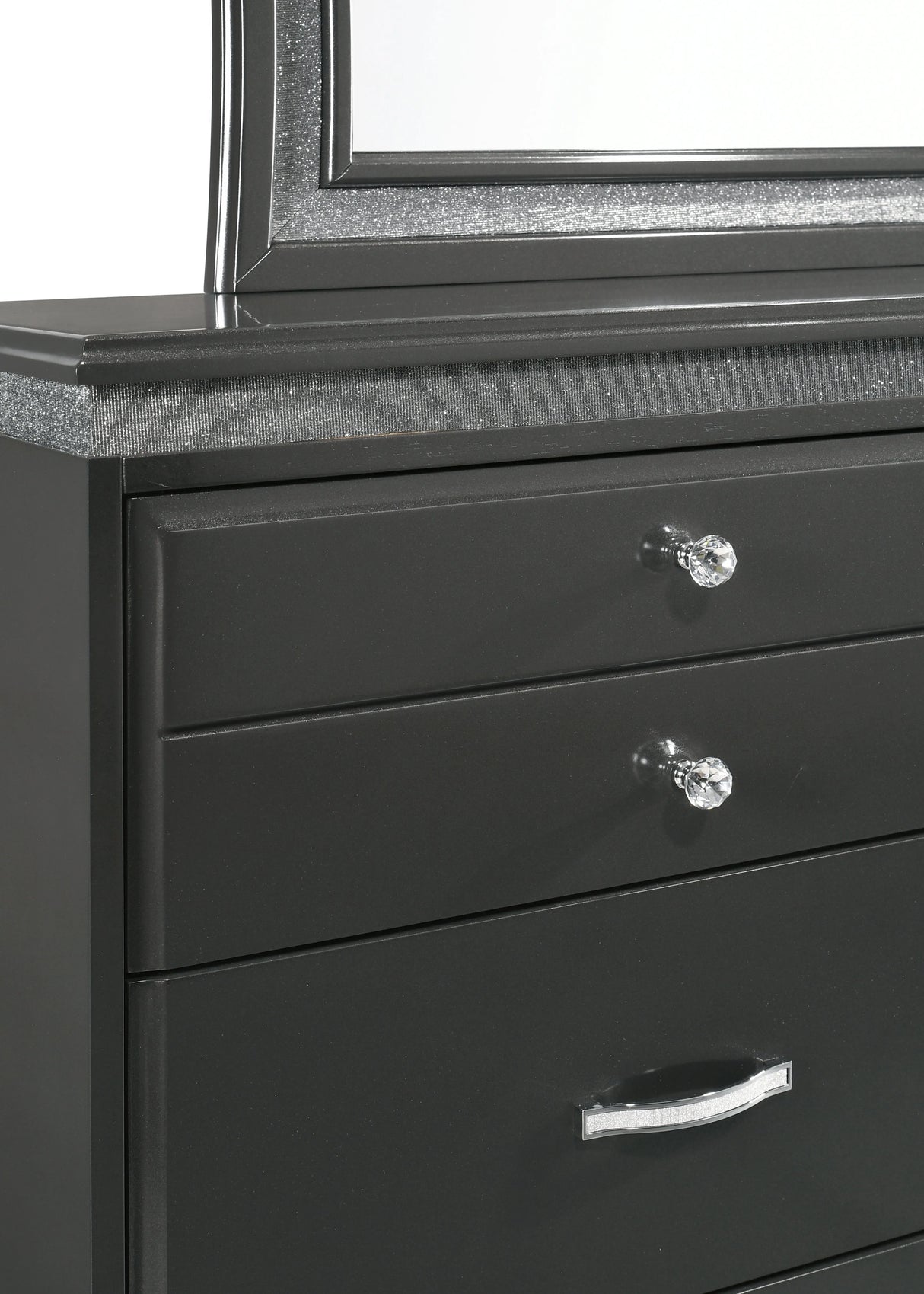 Frampton Gray Bedroom Mirror (Mirror Only) by Crown Mark at Eve Furniture