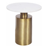 France Accent Table Gold by Moe's Home at Eve Furniture