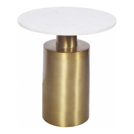 France Accent Table Gold by Moe's Home at Eve Furniture