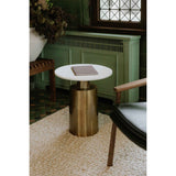 France Gold Accent Table