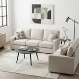 Frances Beige 2-Piece Living Room Set by Homelegance at Eve Furniture