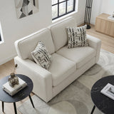 Frances Beige 2-Piece Living Room Set by Homelegance at Eve Furniture