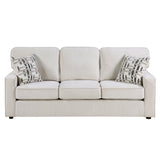 Frances Beige 2-Piece Living Room Set by Homelegance at Eve Furniture