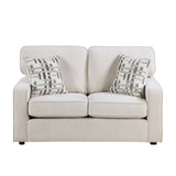Frances Beige 2-Piece Living Room Set by Homelegance at Eve Furniture