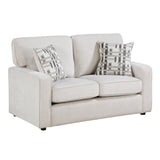 Frances Beige 2-Piece Living Room Set by Homelegance at Eve Furniture