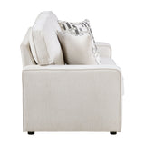 Frances Beige 2-Piece Living Room Set by Homelegance at Eve Furniture