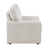 Frances Beige Living Room Set by Homelegance at Eve Furniture