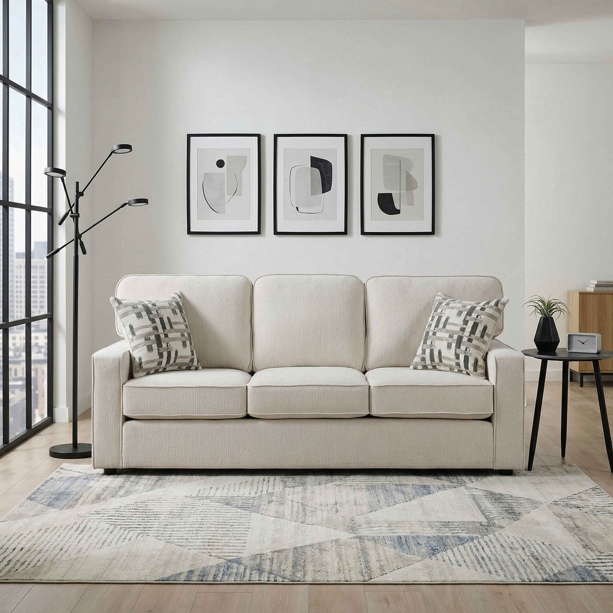 Frances Beige Living Room Set by Homelegance at Eve Furniture