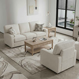 Frances Beige Living Room Set by Homelegance at Eve Furniture