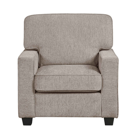 Frances Brown 3-Piece Living Room Set by Homelegance at Eve Furniture