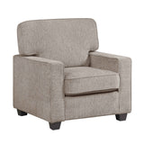 Frances Brown 3-Piece Living Room Set by Homelegance at Eve Furniture