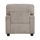 Frances Brown 3-Piece Living Room Set by Homelegance at Eve Furniture