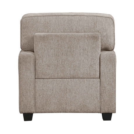 Frances Brown 3-Piece Living Room Set by Homelegance at Eve Furniture