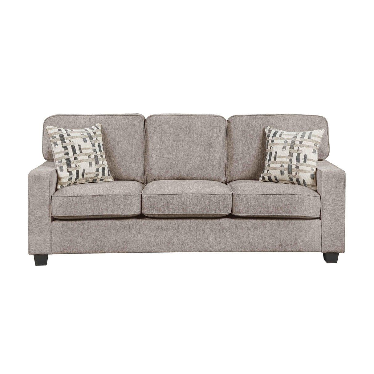 Frances Brown 3-Piece Living Room Set by Homelegance at Eve Furniture