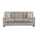 Frances Brown 3-Piece Living Room Set by Homelegance at Eve Furniture
