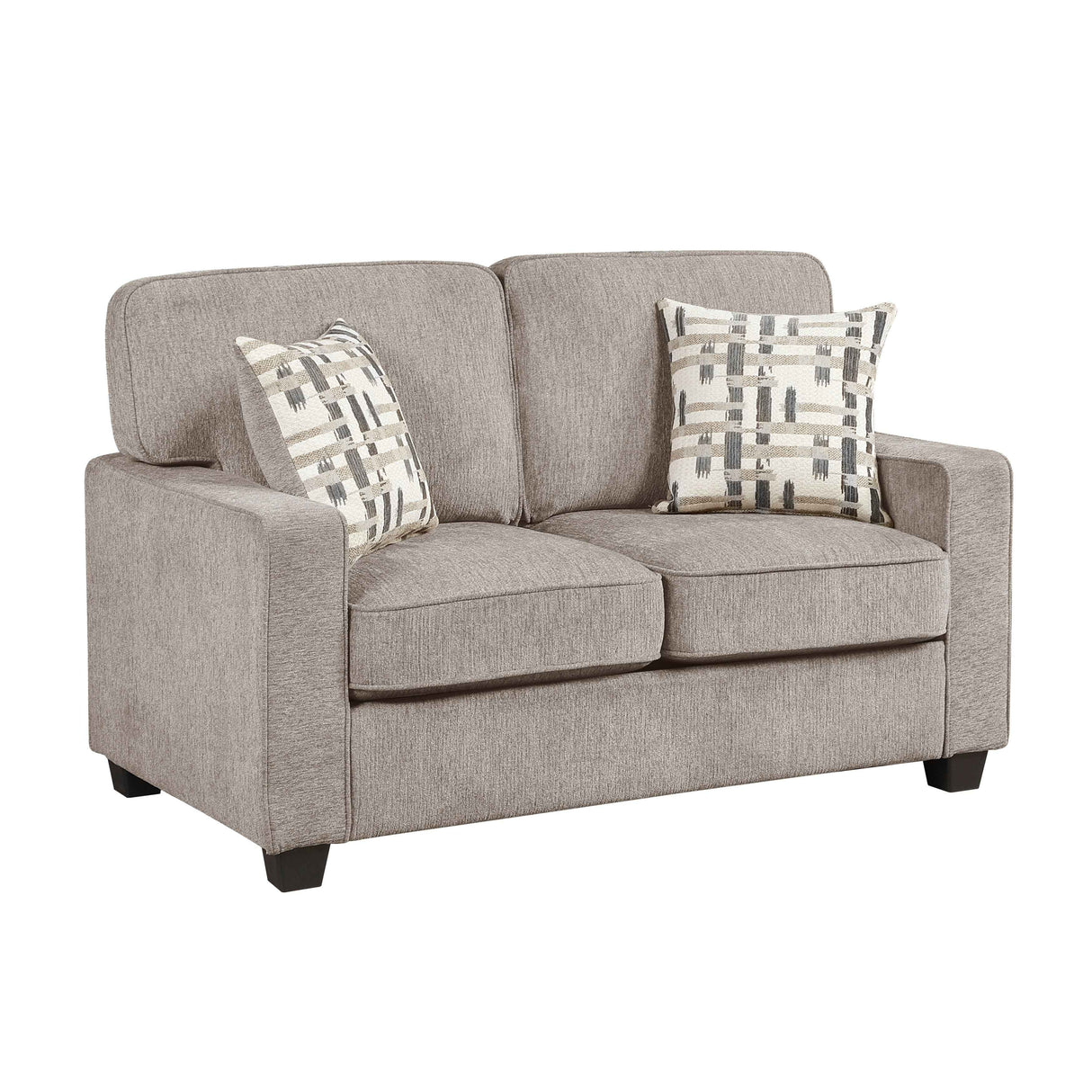 Frances Brown 3-Piece Living Room Set by Homelegance at Eve Furniture