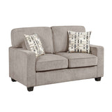 Frances Brown 3-Piece Living Room Set by Homelegance at Eve Furniture