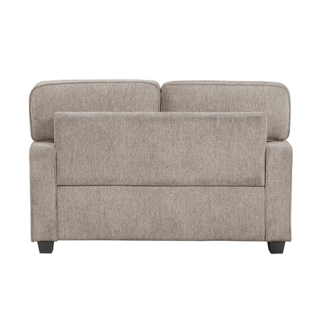Frances Brown Sofa and Loveseat by Homelegance at Eve Furniture