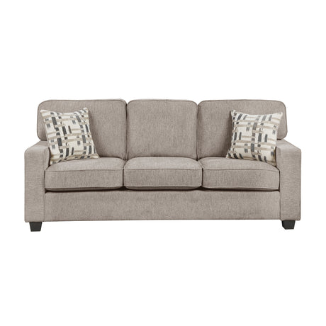 Frances Brown Sofa and Loveseat by Homelegance at Eve Furniture