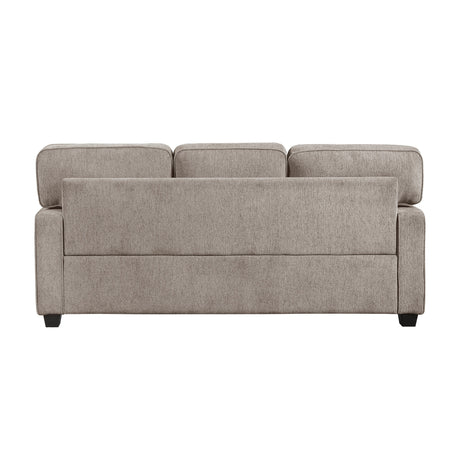 Frances Brown Sofa and Loveseat by Homelegance at Eve Furniture