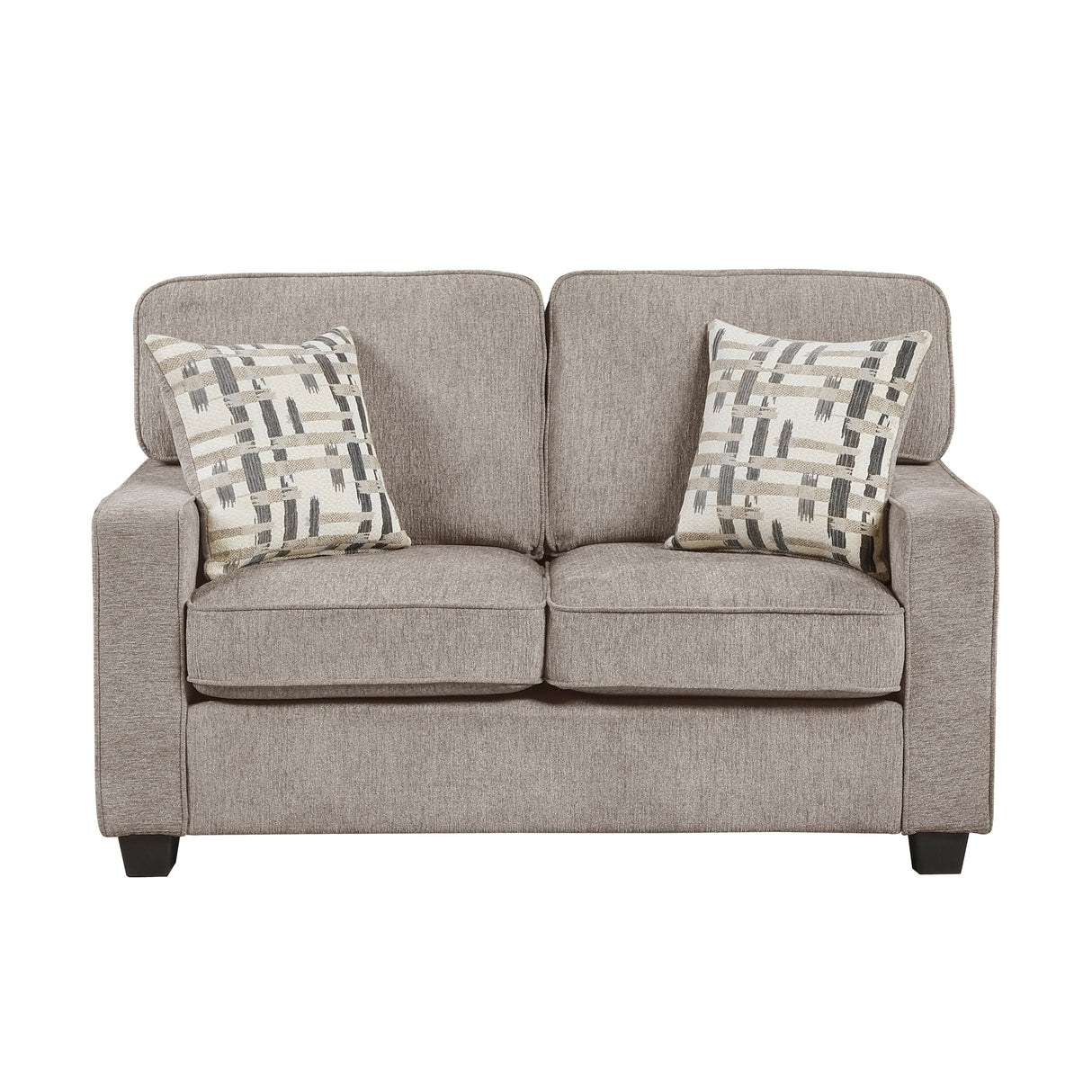 Frances Brown Sofa and Loveseat by Homelegance at Eve Furniture