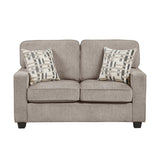 Frances Brown Sofa and Loveseat by Homelegance at Eve Furniture