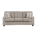 Frances Brown Sofa and Loveseat by Homelegance at Eve Furniture