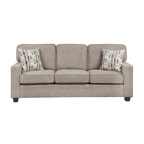 Frances Brown Sofa and Loveseat by Homelegance at Eve Furniture