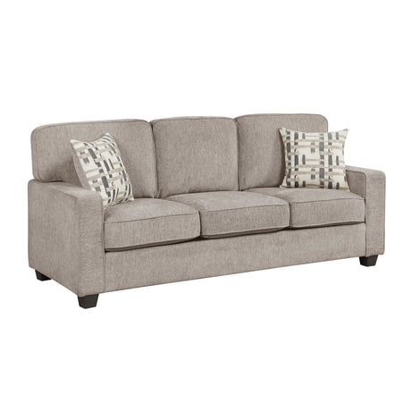 Frances Brown Sofa and Loveseat by Homelegance at Eve Furniture