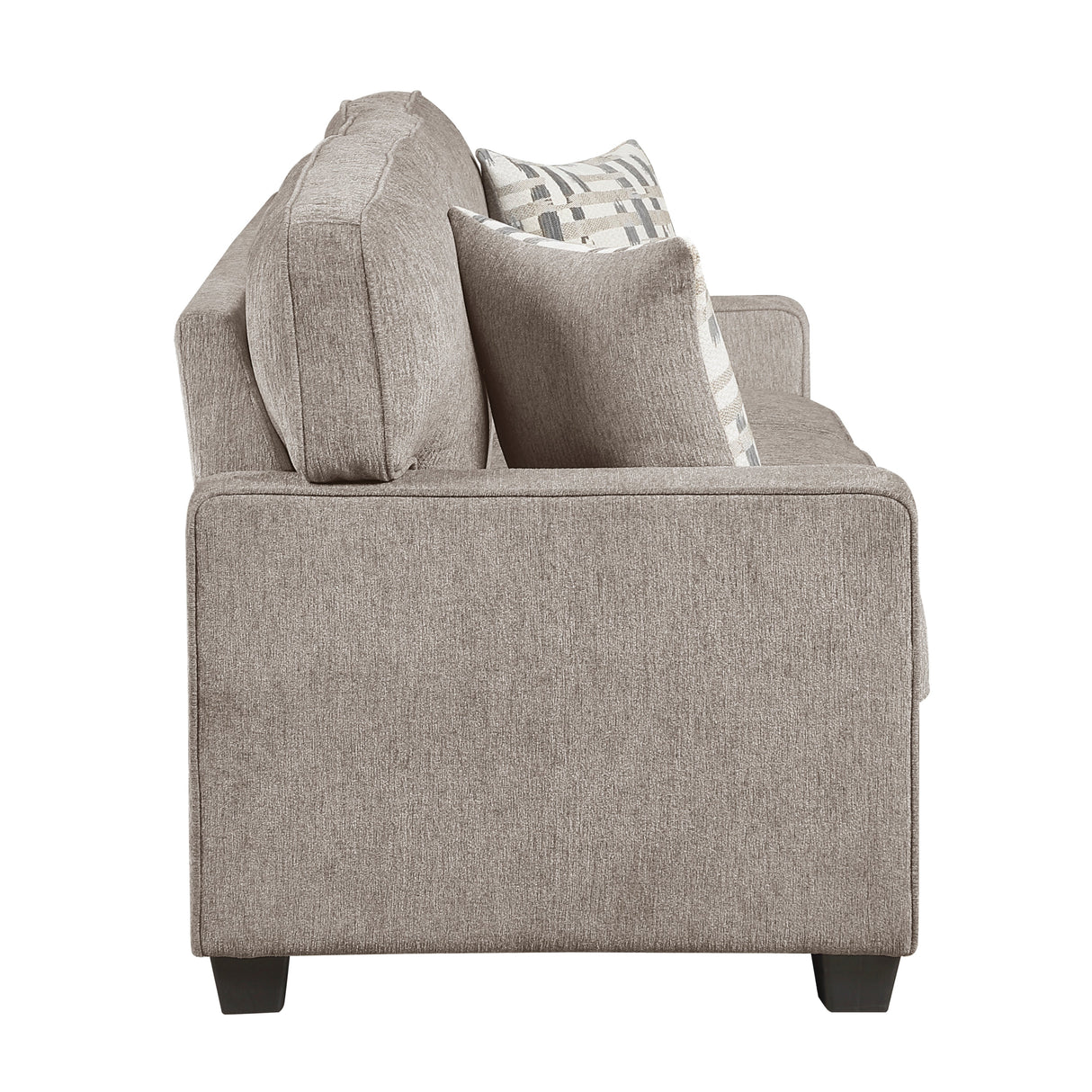 Frances Brown Sofa and Loveseat by Homelegance at Eve Furniture
