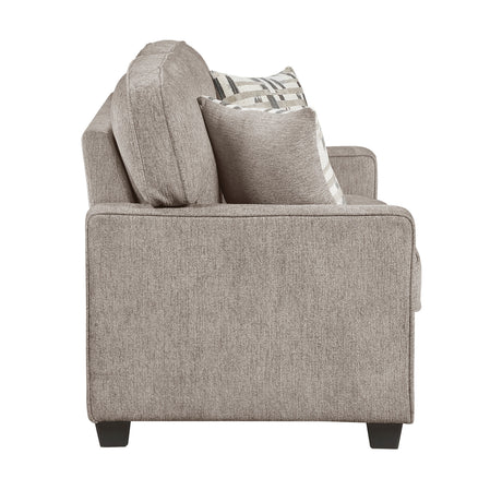 Frances Brown Sofa and Loveseat by Homelegance at Eve Furniture