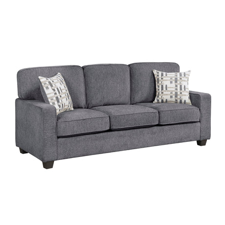 Frances Dark Gray 2-Piece Living Room Set by Homelegance at Eve Furniture