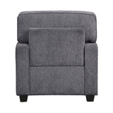 Frances Dark Gray Chair by Homelegance at Eve Furniture