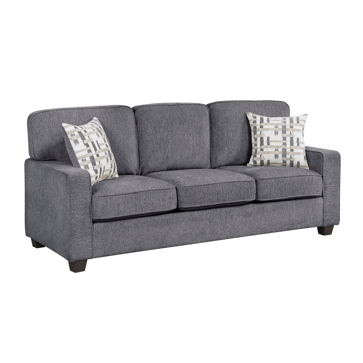 Frances Dark Gray Sofa by Homelegance at Eve Furniture