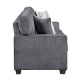 Frances Dark Gray Sofa by Homelegance at Eve Furniture