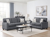 Frances Dark Gray Sofa by Homelegance at Eve Furniture